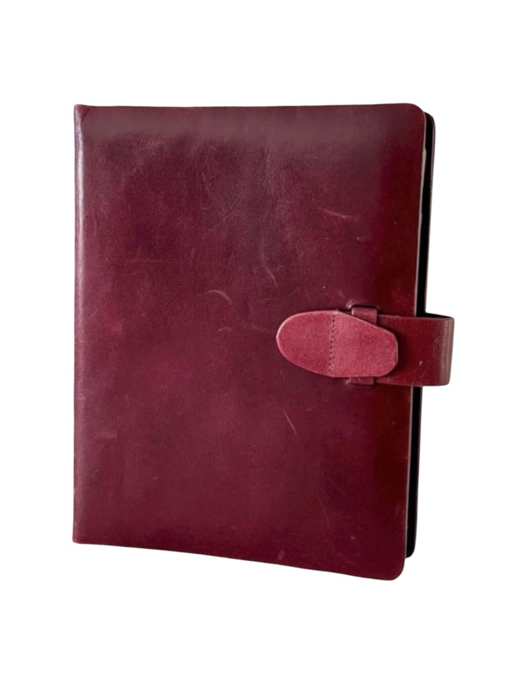 Dinoffer New York rare vintage calf leather agenda / planner / Notebook 3 rings